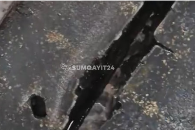 Sumqayıtda qəzalı avtobus - Qorxu içində olan SƏRNİŞİNLƏR