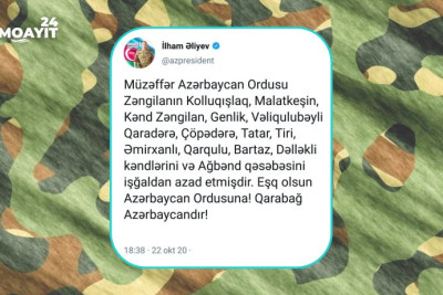 Vətən müharibəsinin 26-cı günü – mühüm ərazi və yüksəkliklər azad edilib